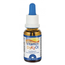 Vitaminai D3 ir K2, aliejus, maisto papildas (20ml)